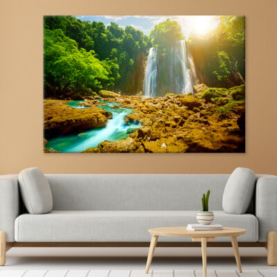Cikaso Waterfall in West Java Wall Art Print 100% Australian Made