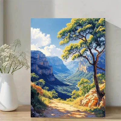 Wollemi National Park Australia Wall Art Canvas Framed 40x60