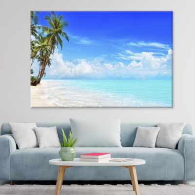 Vibrant Paradise Tropical Island Wall Art Print 100% Australian Made