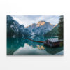 Sunrise at Braies Lake, Italy Wall Art Print 100% Australian Made - Image 3