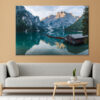 Sunrise at Braies Lake, Italy Wall Art Print 100% Australian Made - Image 2