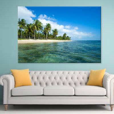 Tropical Beach in Sri Lanka Wall Art Print 100% Australian Made