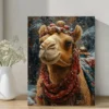 The Christmas Camel Wall Art Canvas Framed 40x60