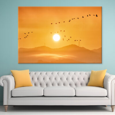 Winter Sunrise, Junam Reservoir Wall Art Print 100% Australian Made