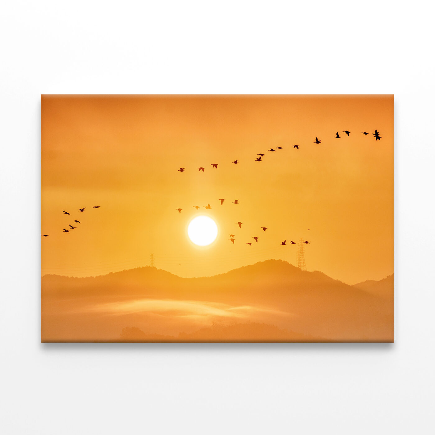 Winter Sunrise, Junam Reservoir Wall Art Print 100% Australian Made - Image 2