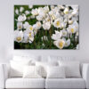Beautiful White Spring Flowers Wall Art Print 100% Australian Made - Image 3