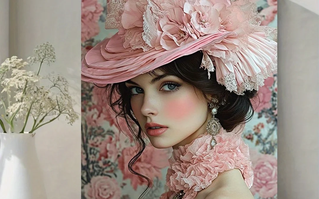 Fabulous Vintage Rococo Bohemian Wall Art Canvas Framed 40×60