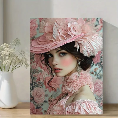 Fabulous Vintage Rococo Bohemian Wall Art Canvas Framed 40x60