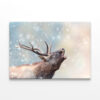 Deer in Snow Winter Wonderland Wall Art Print 100% Australian Made - Image 3