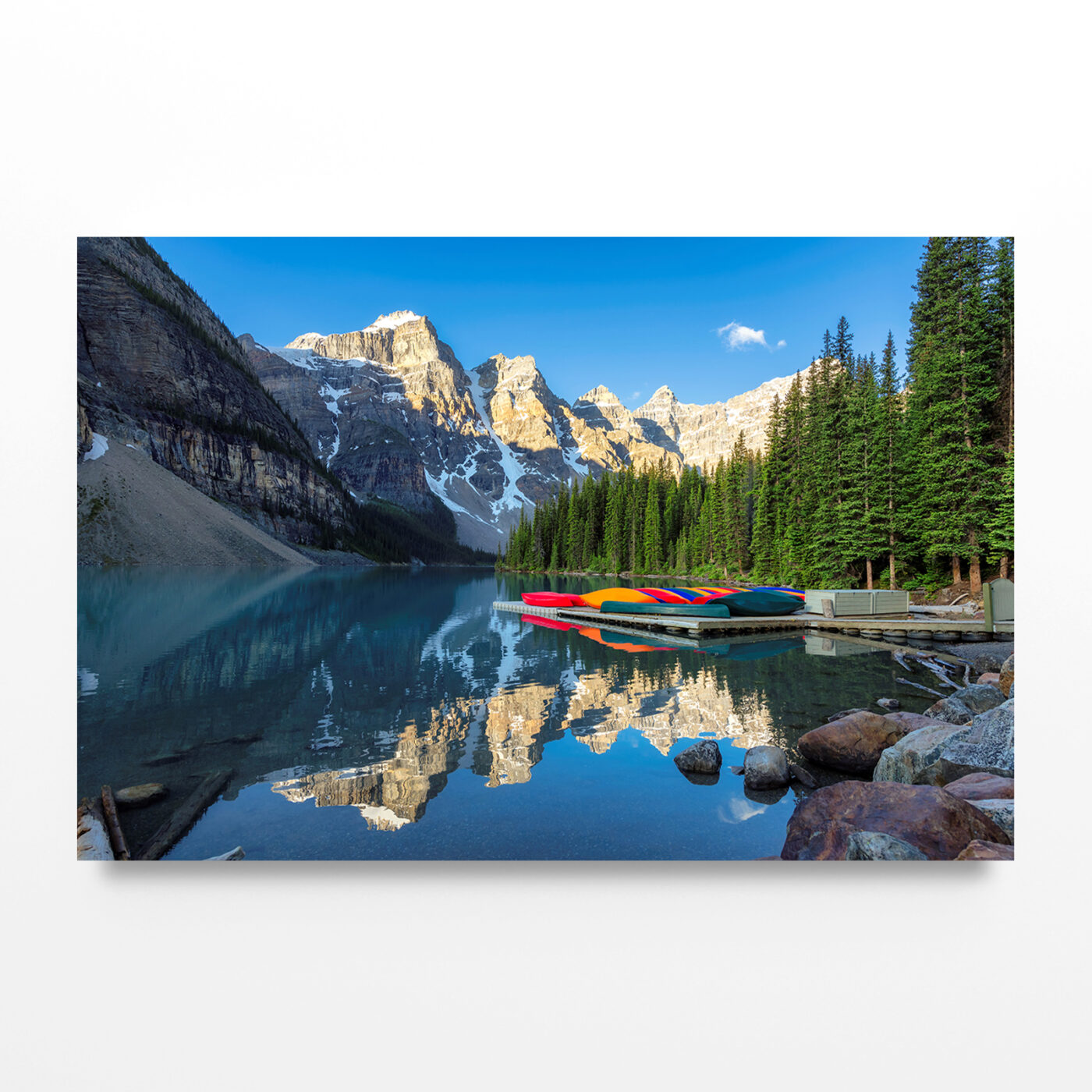 Sunrise at Moraine Lake, Canada Wall Art Print 100% Australian Made - Image 2
