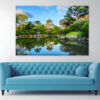 Osaka Castle Museum At Sunset  Wall Art Print 100% Australian Made