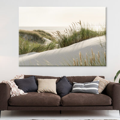 Vibrant Sunset In The Dunes  Wall Art Print 100% Australian Made