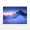 Snowy Mountain Road at Nightfall Wall Art Print 100% Australian Made - Image 3