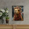 The Christmas Camel Wall Art Canvas Framed 40x60 - Image 3