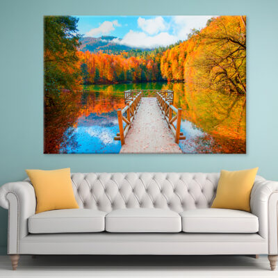 Autumn In Seven Lakes Tokyo Wall Art Print 100% Australian Made