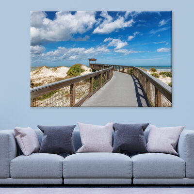 New Smyrna Dunes Park Boardwalk Wall Art Print 100% Australian Made