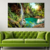 Waterfall and Greenery in Lebanon Wall Art Print 100% Australian Made - Image 2