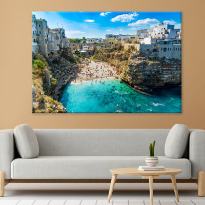 Lama Monachile Beach, Italy Wall Art Print 100% Australian Made