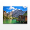 View of Braies Lake, Italy Wall Art Print 100% Australian Made - Image 3