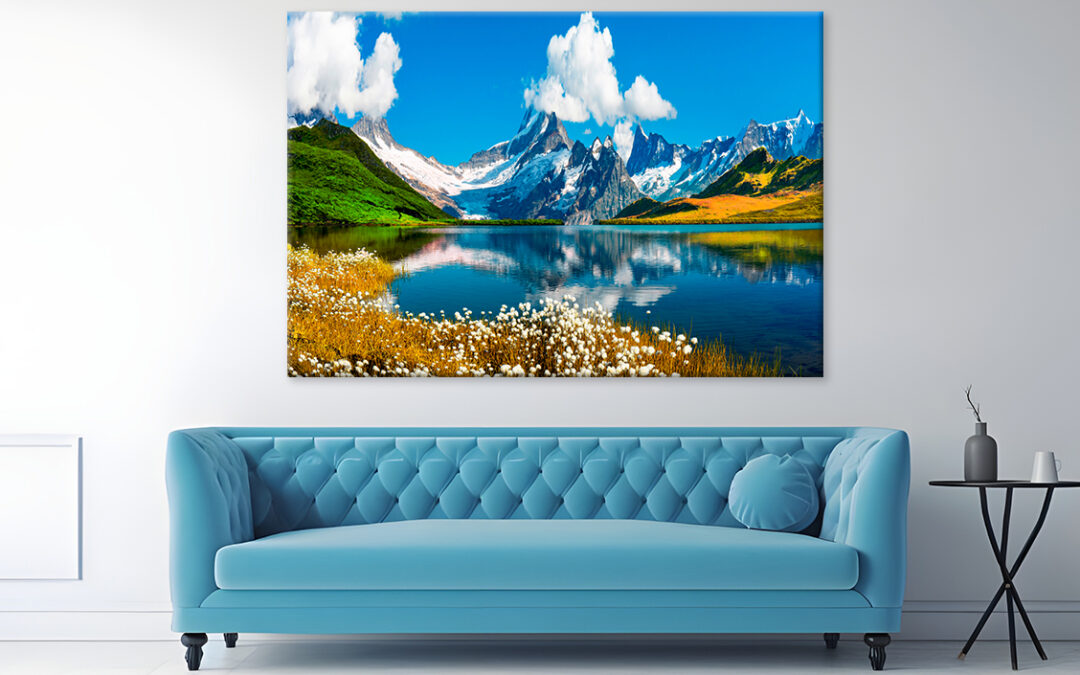 Sunrise View On Bernese Range Wall Art Print 100% Australian Made
