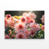 Blooming Dahlia Flowers in Garden Wall Art Print 100% Australian Made - Image 2