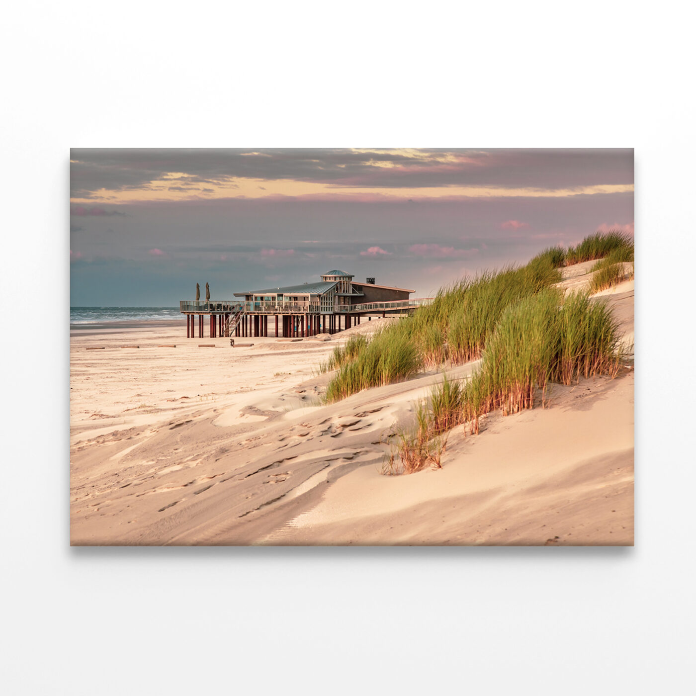 Sunset Over Dunes, Ameland Island Wall Art Print 100% Australian Made - Image 3