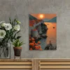 Dubrovnik Sunset Wall Art Canvas Framed 40x60 - Image 3