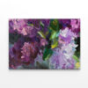 Lilac Oil Painting on Strokes Wall Art Print 100% Australian Made - Image 3