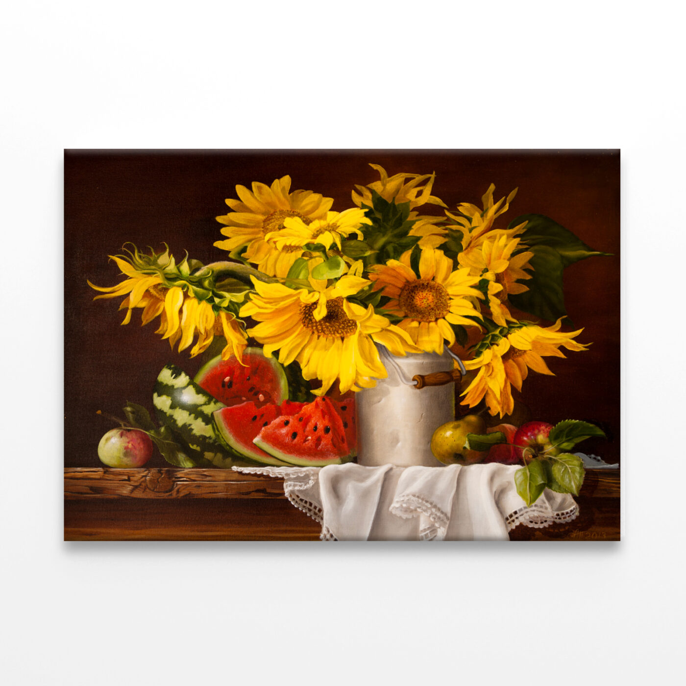 Sunflowers and Watermelon Wall Art Print 100% Australian Made - Image 2