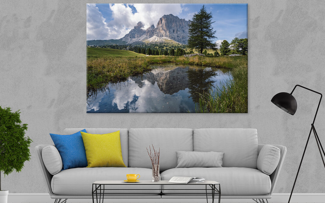 Passo Sella, Dolomites Italy View Wall Art Print 100% Australian Made