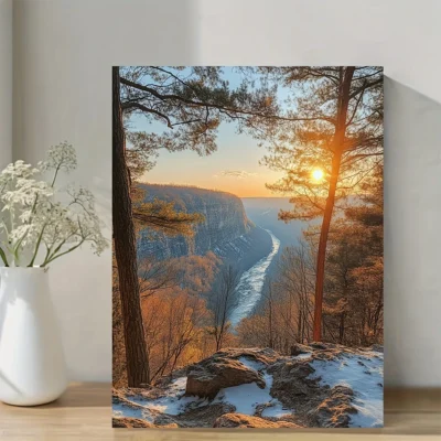 Letchworth State Park New York Wall Art Canvas Framed 40x60