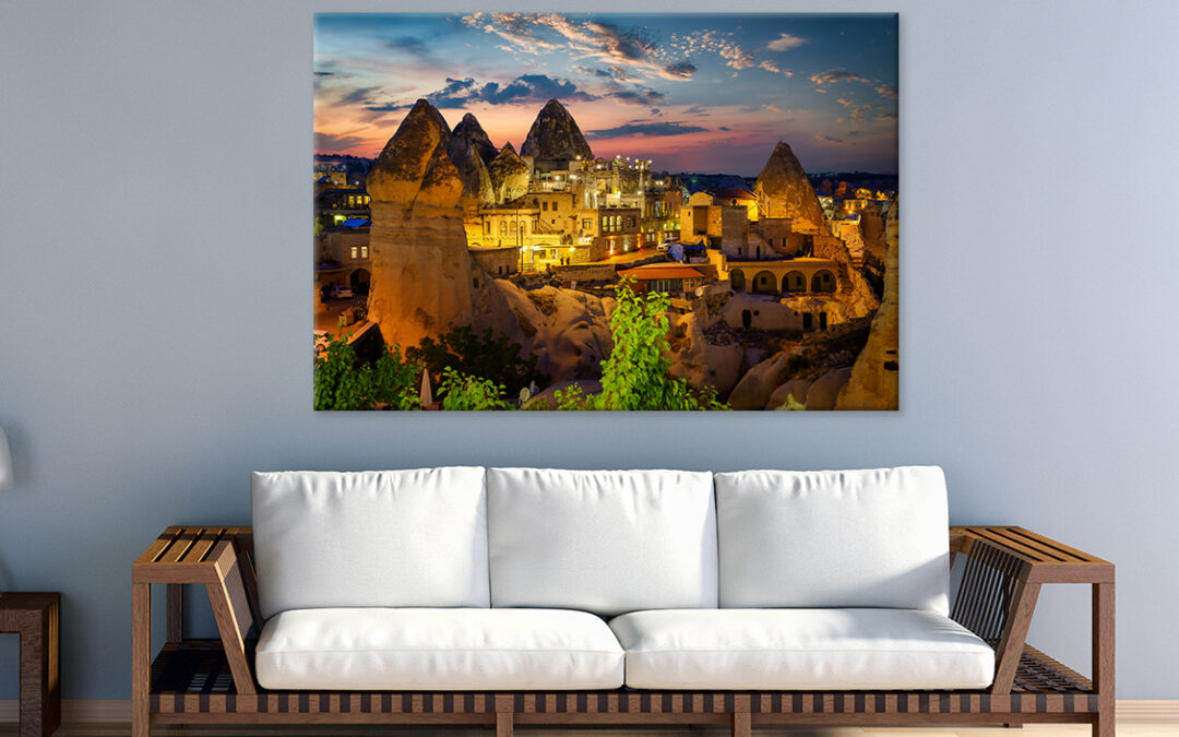 Sunset Over Goreme, Cappadocia Wall Art Print 100% Australian Made