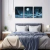 3pcs Realistic Rocky Landscape Wall Art Set Canvas Framed 50x70cm - High Quality Print 100% Australian Made Wall Canvas Ready to Hang - Image 2