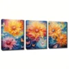 3pcs Dreamy Style Butterfly And Flower Wall Art Set Canvas Framed 40x60cm - High Quality Print 100% Australian Made Wall Canvas Ready to Hang - Image 3