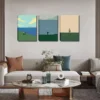 3pcs Fall Season Leisure Men Scenarios Wall Art Set Canvas Framed 40x60cm - High Quality Print 100% Australian Made Wall Canvas Ready to Hang