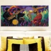 3pcs Asian belly dancers Wall Art Set Canvas Framed 50x70cm - High Quality Print 100% Australian Made Wall Canvas Ready to Hang - Image 2