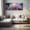 3pcs Small Mountain Stream Wall Art Set Canvas Framed 40x60cm - High Quality Print 100% Australian Made Wall Canvas Ready to Hang - Image 2