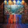 3pcs Vibrant Coral Reef Canvas Framed 50x70cm- High Quality Print 100% Australian Made Wall Canvas Ready to Hang - Image 3