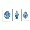 3pcs Artistic Art Of Chinese Ceramics Vases Canvas Framed 50x70cm- High Quality Print 100% Australian Made Wall Canvas Ready to Hang - Image 3