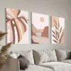 3pcs Bohemian Style Painting Art Canvas Framed 50x70cm- High Quality Print 100% Australian Made Wall Canvas Ready to Hang