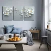3pcs Three-Dimensional Plum Blossoms Wall Art Set Canvas Framed 40x60cm - High Quality Print 100% Australian Made Wall Canvas Ready to Hang - Image 3