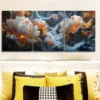 3pcs Giant Peony, Luxurious, Wall Art Set Canvas Framed 50x70cm - High Quality Print 100% Australian Made Wall Canvas Ready to Hang - Image 3