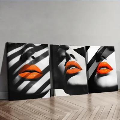3pcs Women's poster Wall Art Set Canvas Framed 40x60cm - High Quality Print 100% Australian Made Wall Canvas Ready to Hang