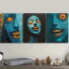 3pcs Forest demon (7) Wall Art Set Canvas Framed 50x70cm - High Quality Print 100% Australian Made Wall Canvas Ready to Hang - Image 3