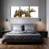 3pcs Majestic Bear Forest Close-Up Wall Art Set Canvas Framed 40x60cm - High Quality Print 100% Australian Made Wall Canvas Ready to Hang - Image 2