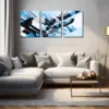 3pcs Urban Architecture, Abstract, Wall Art Set Canvas Framed 40x60cm - High Quality Print 100% Australian Made Wall Canvas Ready to Hang - Image 3