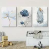 3pcs Mediterranean Seascape Canvas Framed 50x70cm- High Quality Print 100% Australian Made Wall Canvas Ready to Hang - Image 3