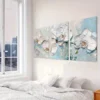 3pcs Abstract Flower Wall Art Decor Canvas Framed 50x70cm- High Quality Print 100% Australian Made Wall Canvas Ready to Hang - Image 2
