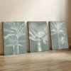 3pcs Tropical Palm & Banana Leaves Canvas Framed 50x70cm- High Quality Print 100% Australian Made Wall Canvas Ready to Hang