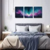 3pcs ,Color Of The Vast Sky Wall Art Set Canvas Framed 40x60cm - High Quality Print 100% Australian Made Wall Canvas Ready to Hang